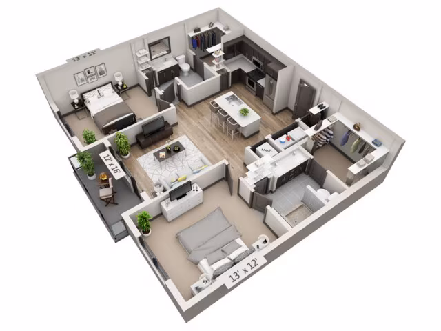 Unit 2103 2103 floor plan